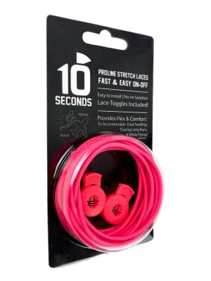10 Seconds ® Proline MultiSport Stretch Lace | Neon Pink