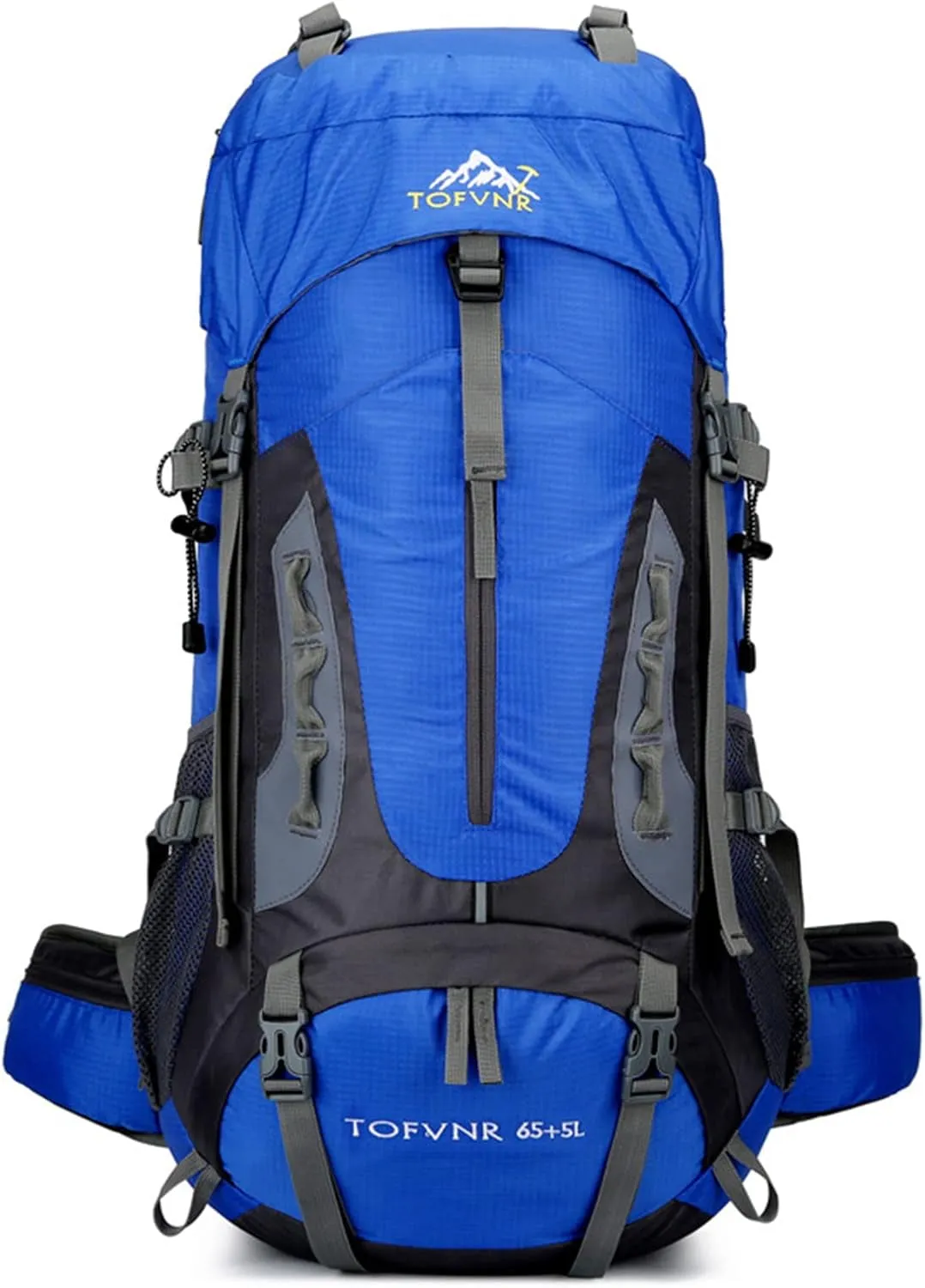70L Large Camping Hiking Backpack, Lightweight Nylon Trekking Rucksack