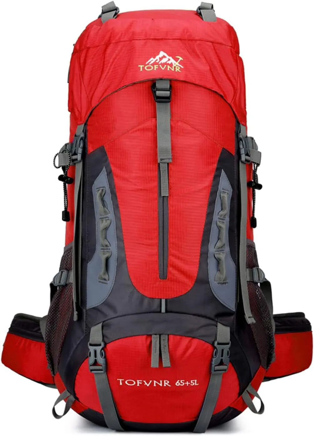 70L Large Camping Hiking Backpack, Lightweight Nylon Trekking Rucksack