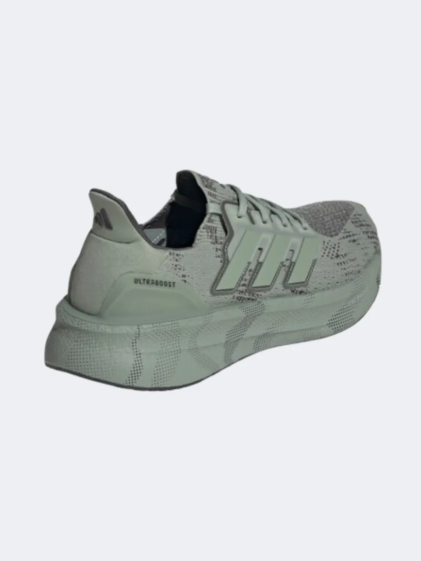 Adidas Ultraboost 5 Men Running Shoes Silver Green/Carbon