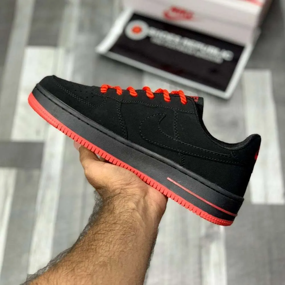 Air Force 1 Red Rope Laces | Bold Statement Sneaker