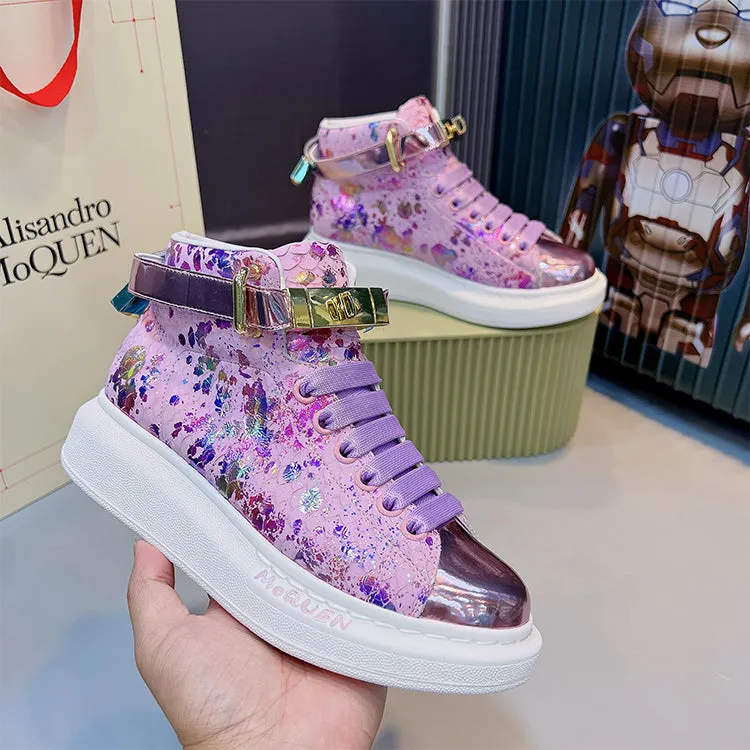 ALISANDRO MOQUEN OUTDOOR EUROPEAN DESIGN HIGH TOP CHUNKY SNEAKER