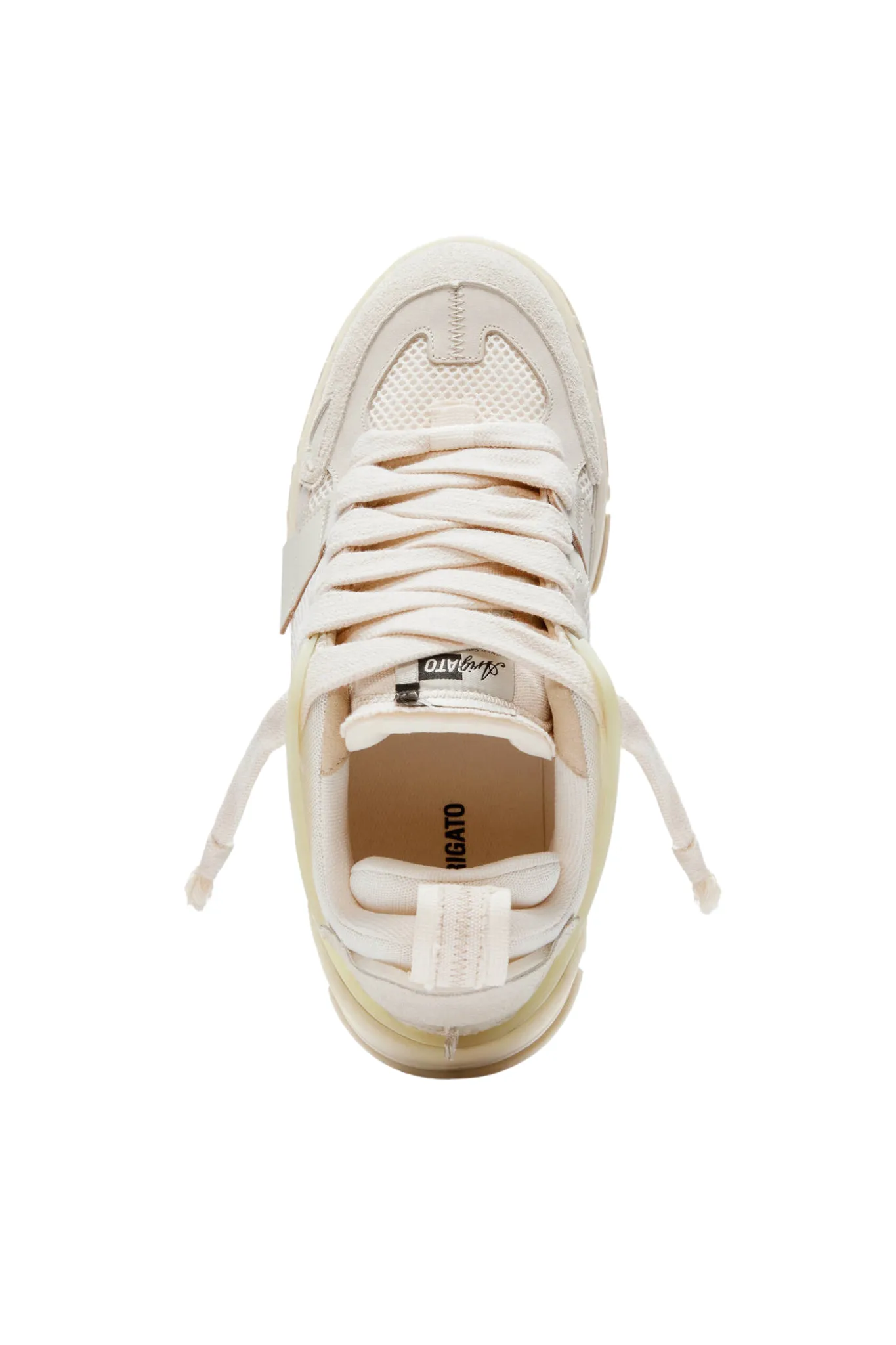 Area Patchwork Sneaker in Beige