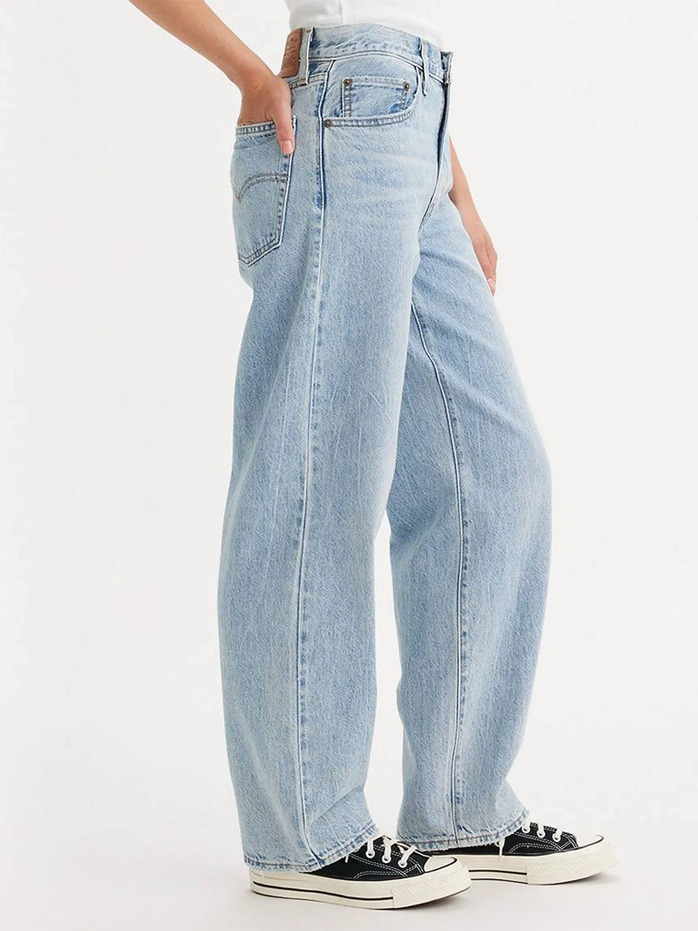 Baggy Dad Fan Flare Jean
