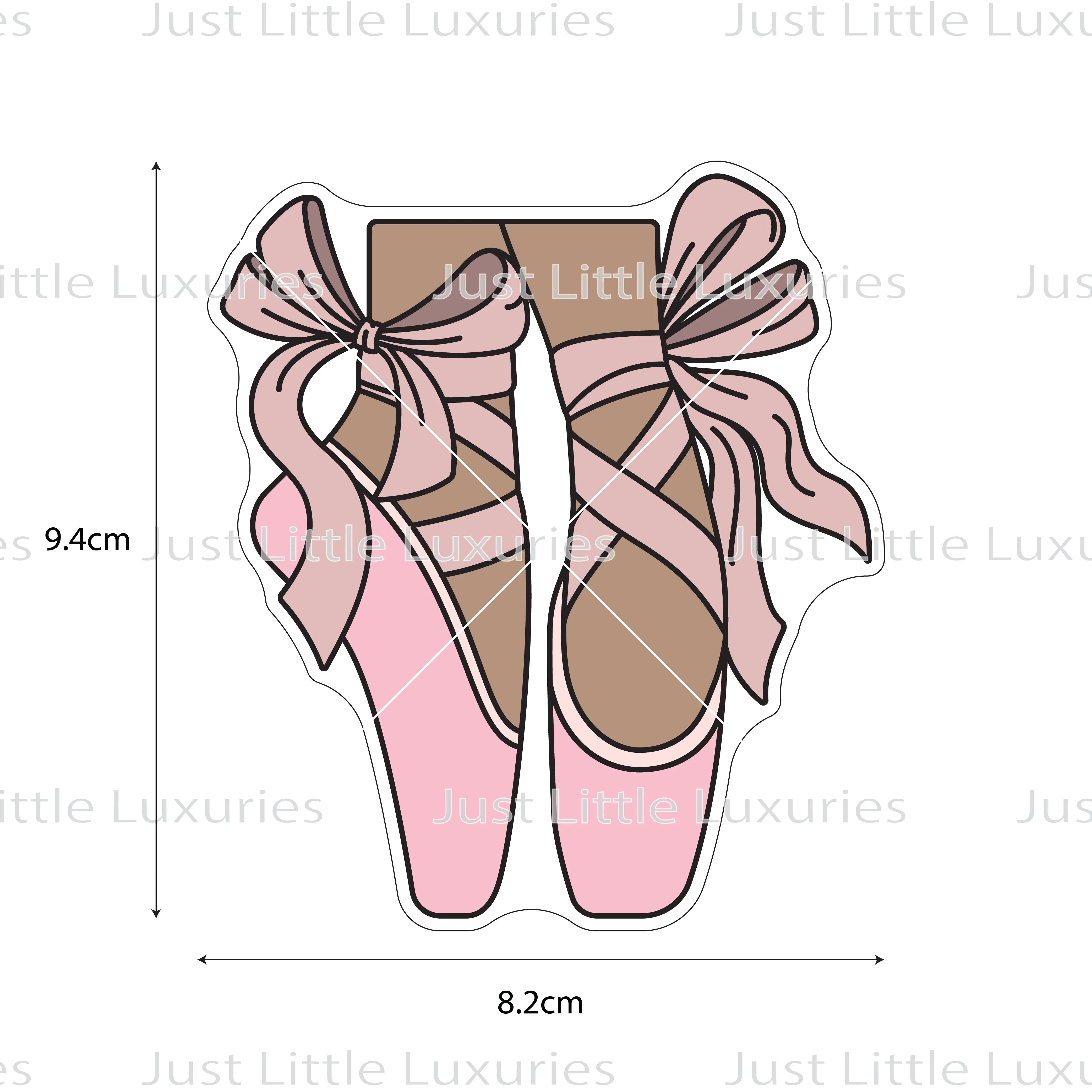 Ballet Shoes Cookie Cutter