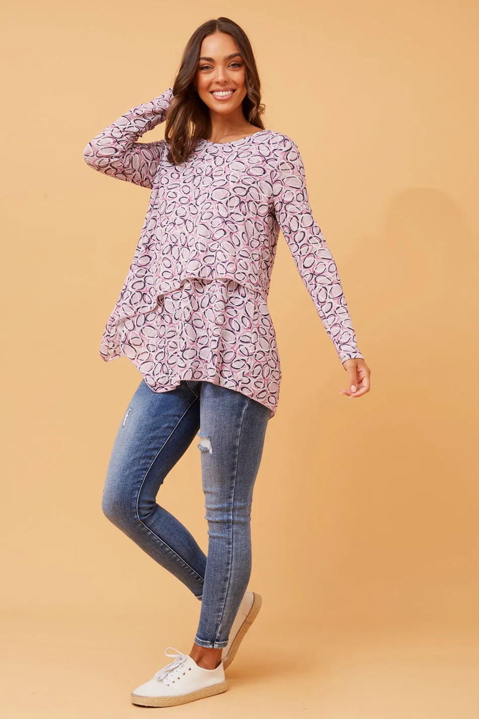 BOBBI DOUBLE LAYERED TOP