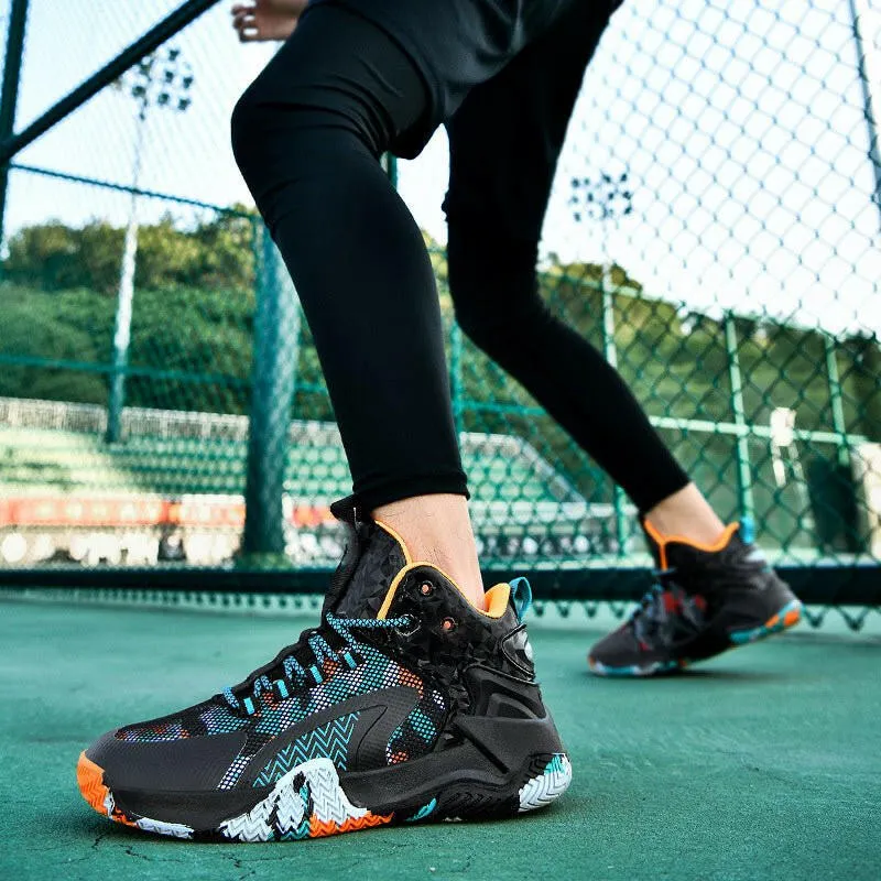 Breathable High-Top Mesh Training Sneakers