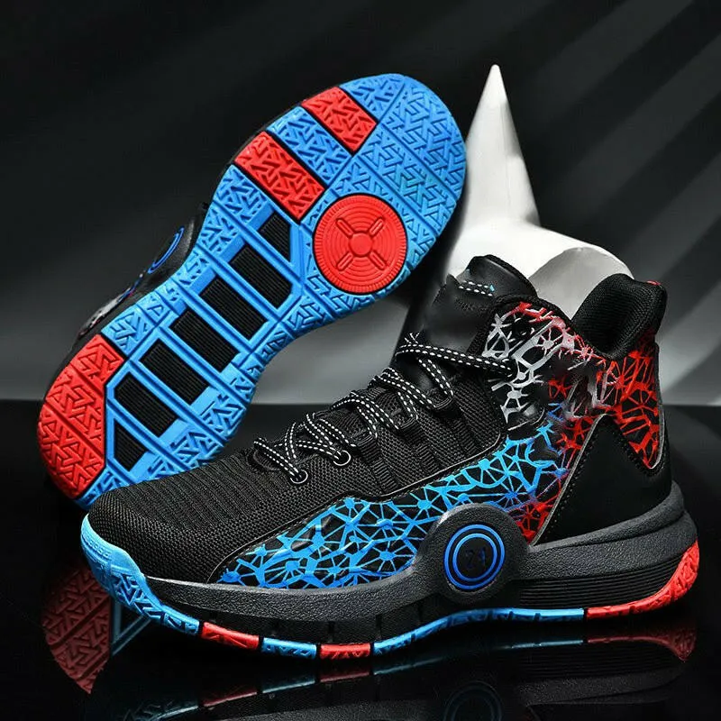 Breathable High-Top Mesh Training Sneakers