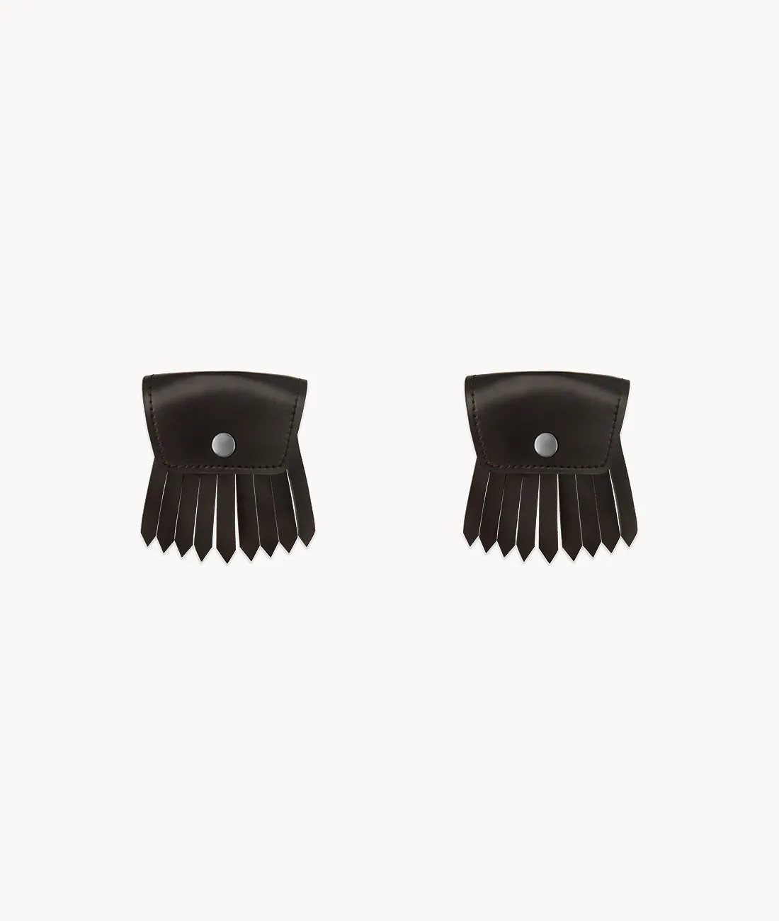 Brown Concealed Tassel Buckle