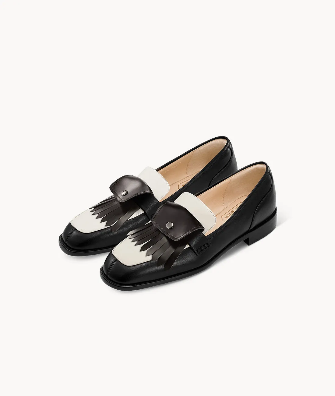 Brown Concealed Tassel Buckle