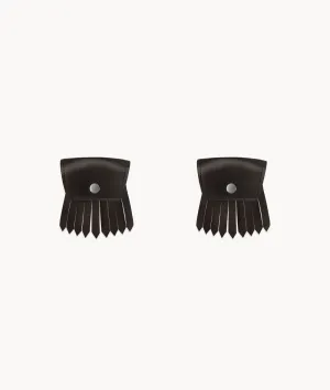 Brown Concealed Tassel Buckle