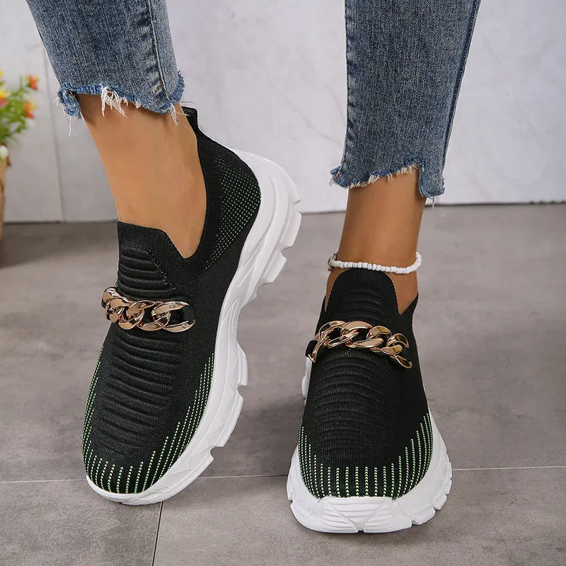 Casual ademende sneakers