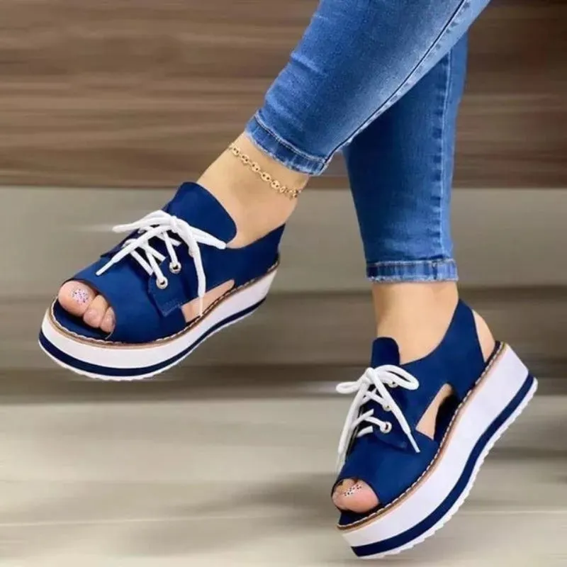 Casual Fabric Platform Shoes