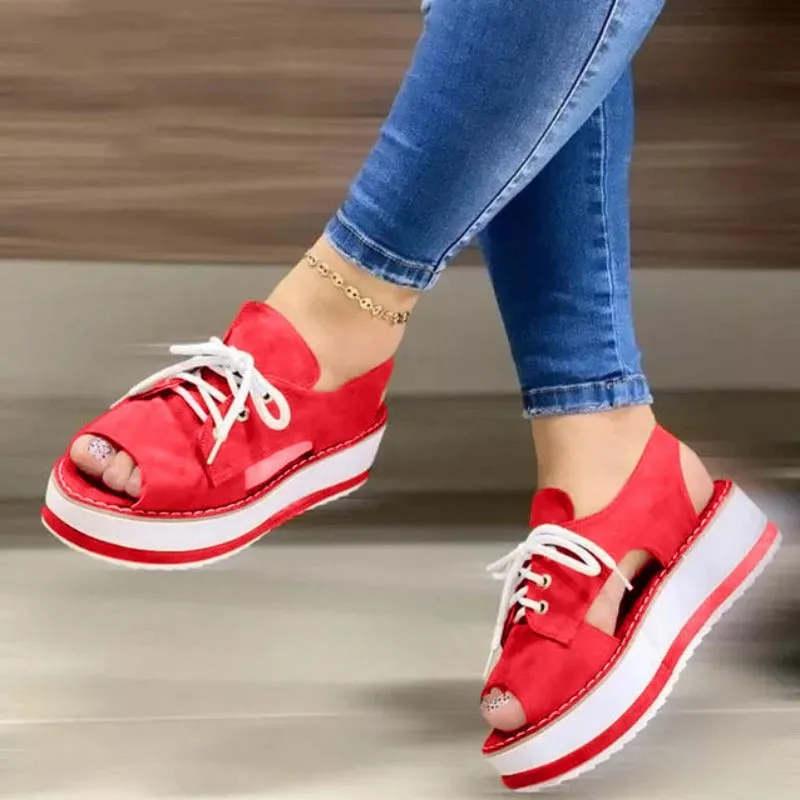 Casual Fabric Platform Shoes