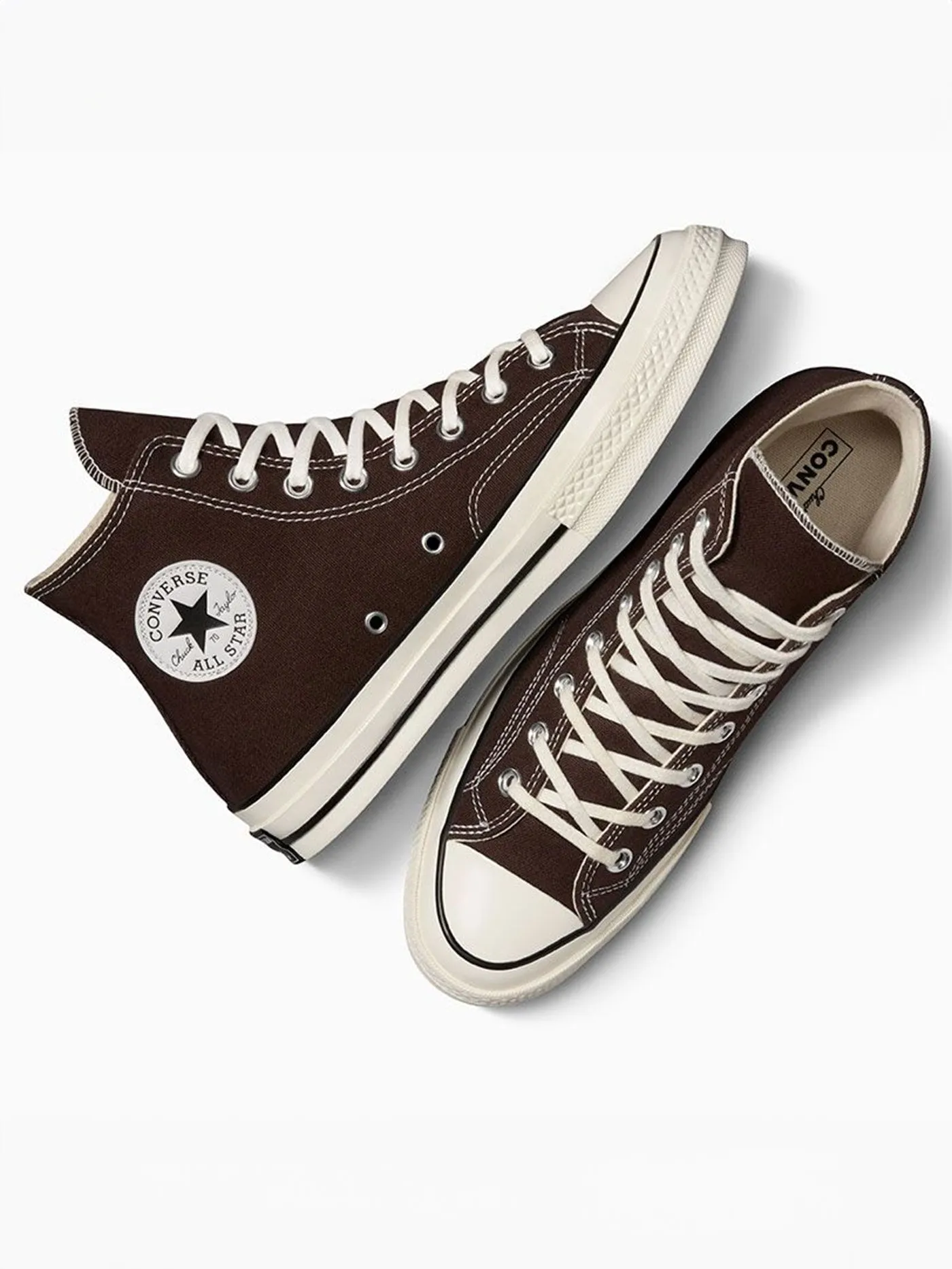 Chuck 70 Hi Dark Root/Egret/Black Shoes
