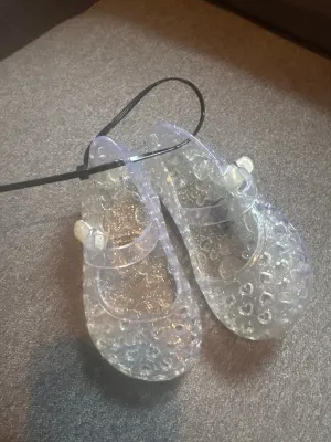 Clear jelly shoes 12-18m  - size Shoes  0-3 (Infant)