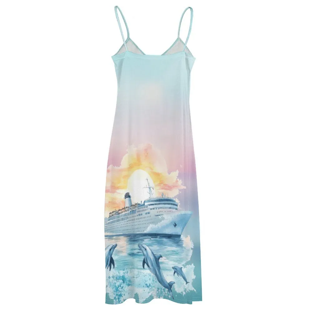 Cruise Spaghetti Strap Ankle-Length Dress Long dress