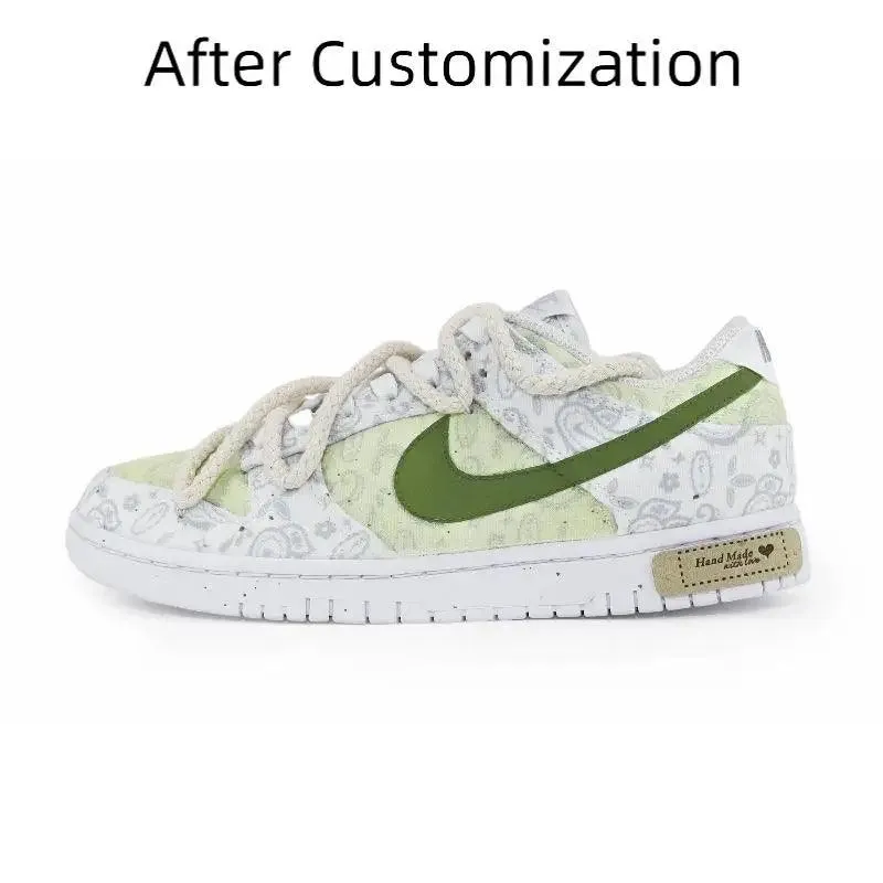 【Customize】Nike Dunk Skateboarding Shoes Women's Sneakers shoes DJ9955-100