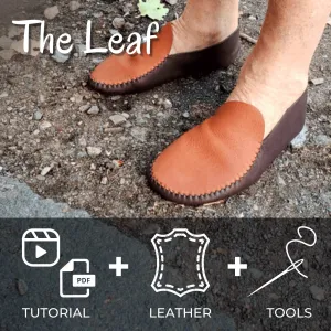 DIY Kit for Leaf Moccasins (in two colors)