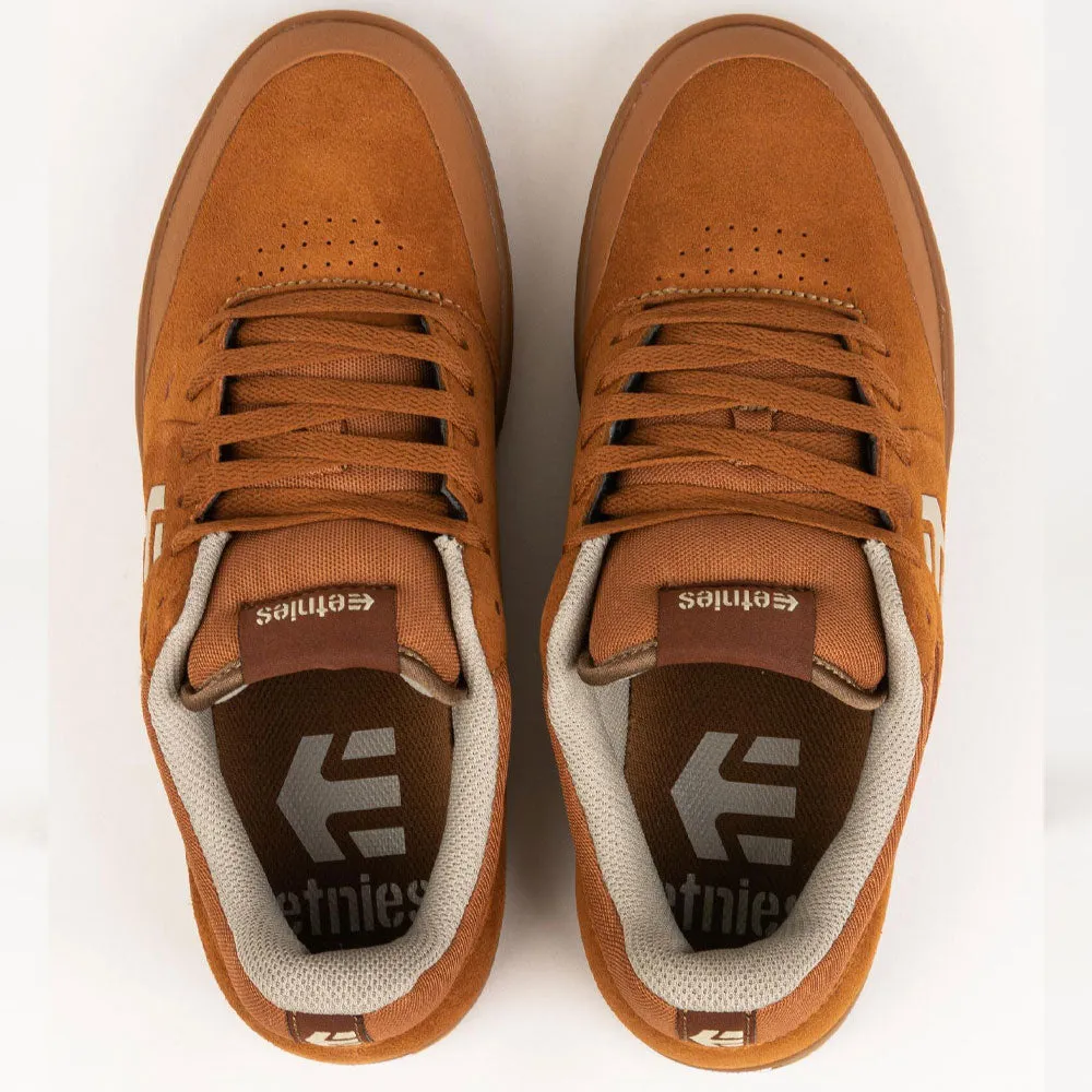 Etnies Marana Skate Shoes - Brown/Beige/Gum