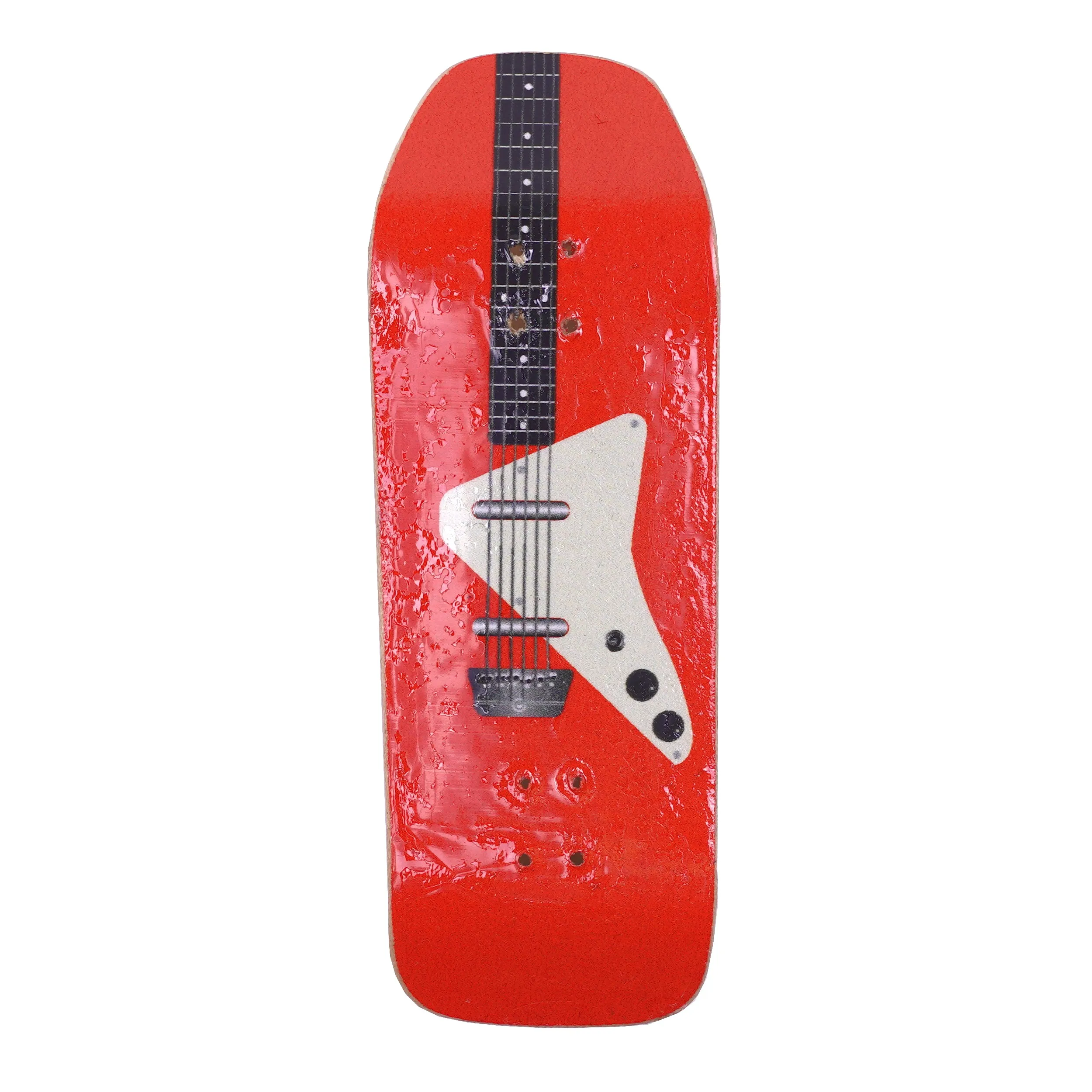 False Alarm Danelectro Pro Shaped Fingerboard Deck - Red