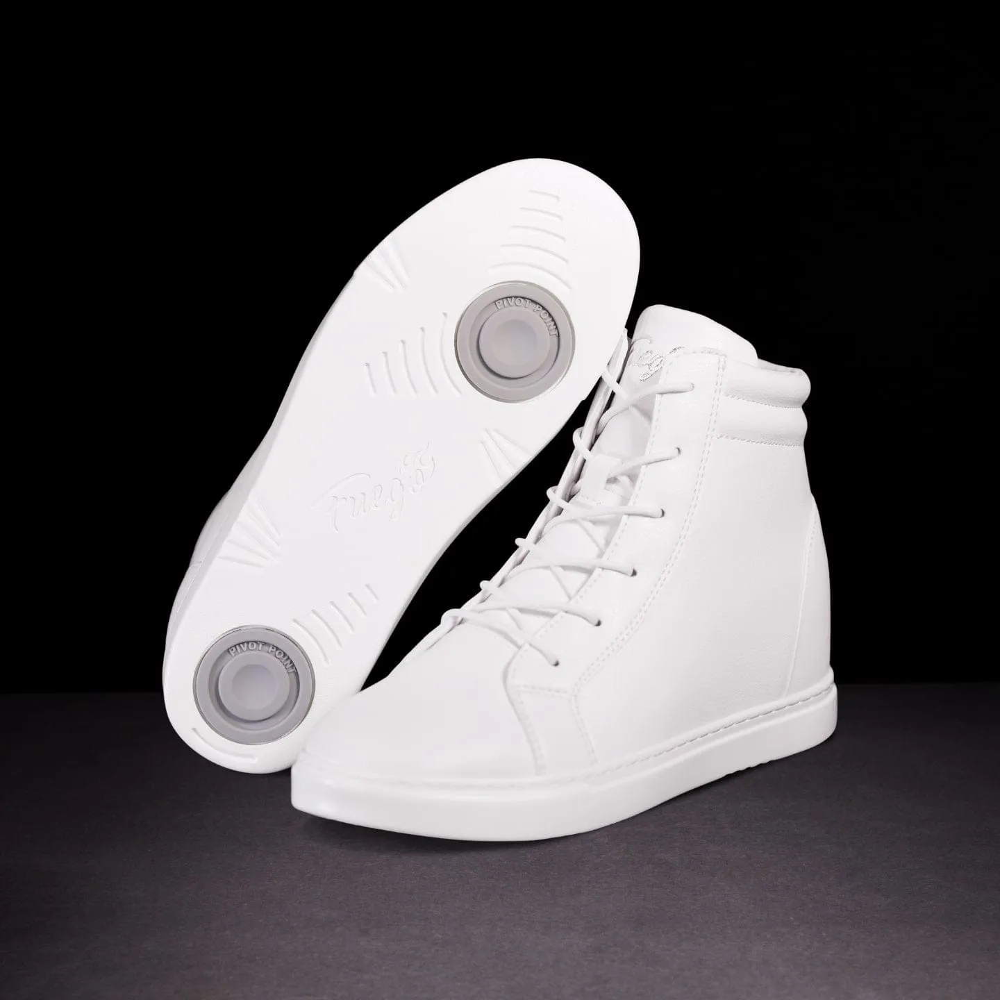 Fuego Dance Shoes - White | Wedge (Collective)