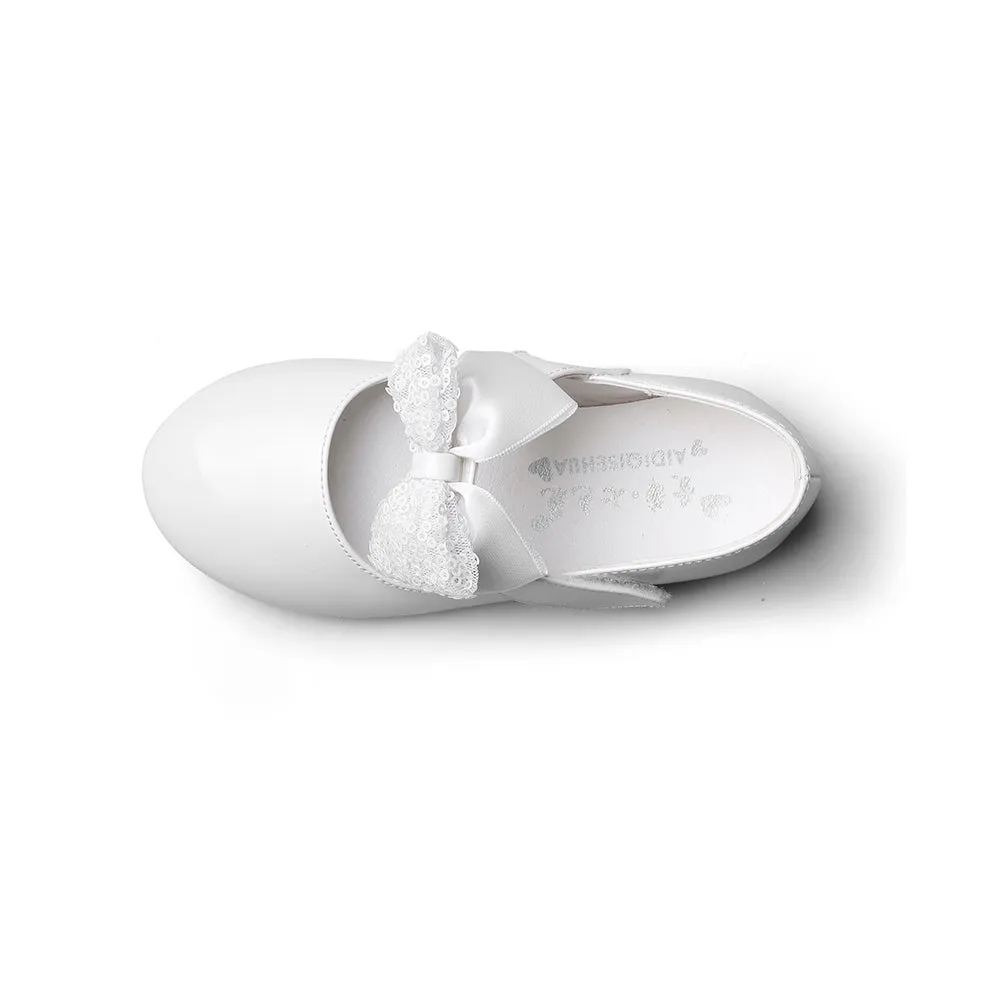 Girls PU Fashion Dress Flat Walking shoes