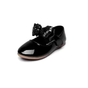 Girls PU Fashion Dress Flat Walking shoes