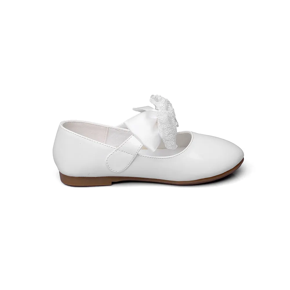Girls PU Fashion Dress Flat Walking shoes