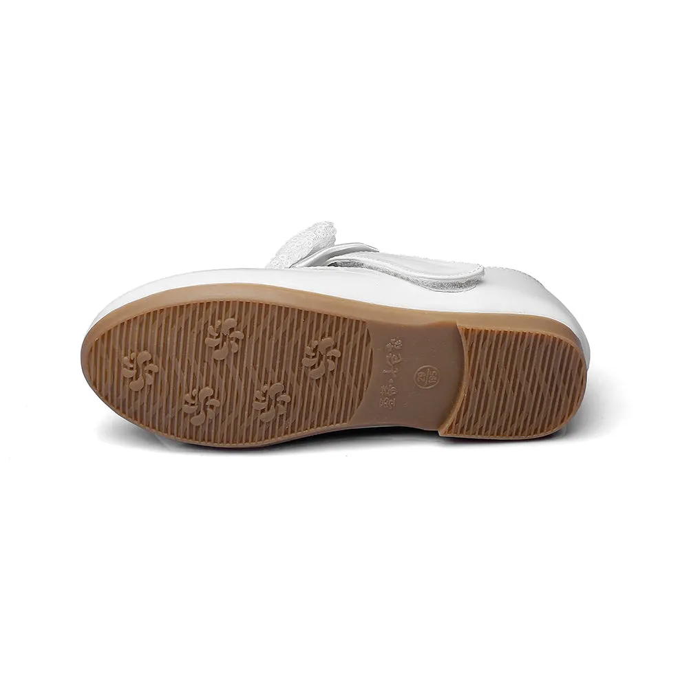Girls PU Fashion Dress Flat Walking shoes