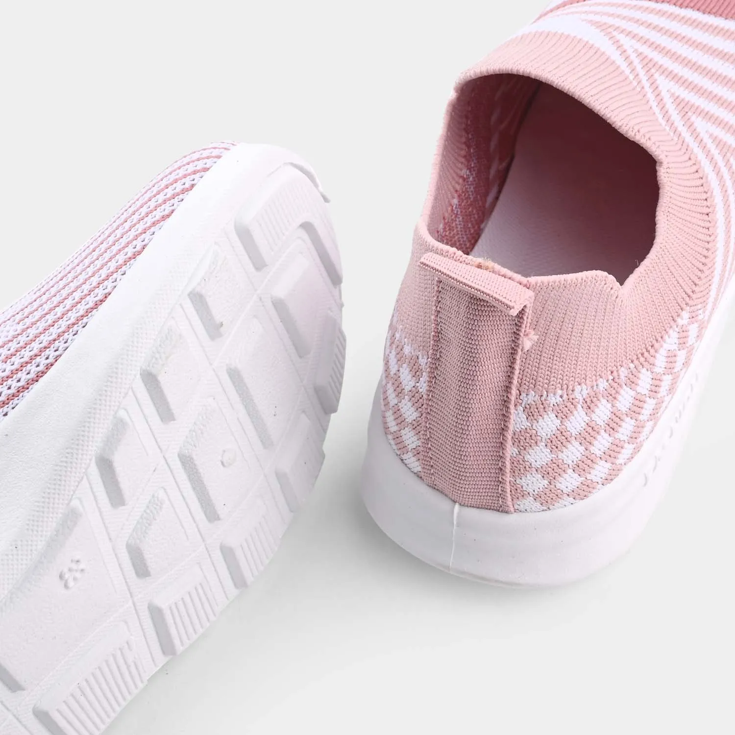Girls Sneakers F-51-Peach