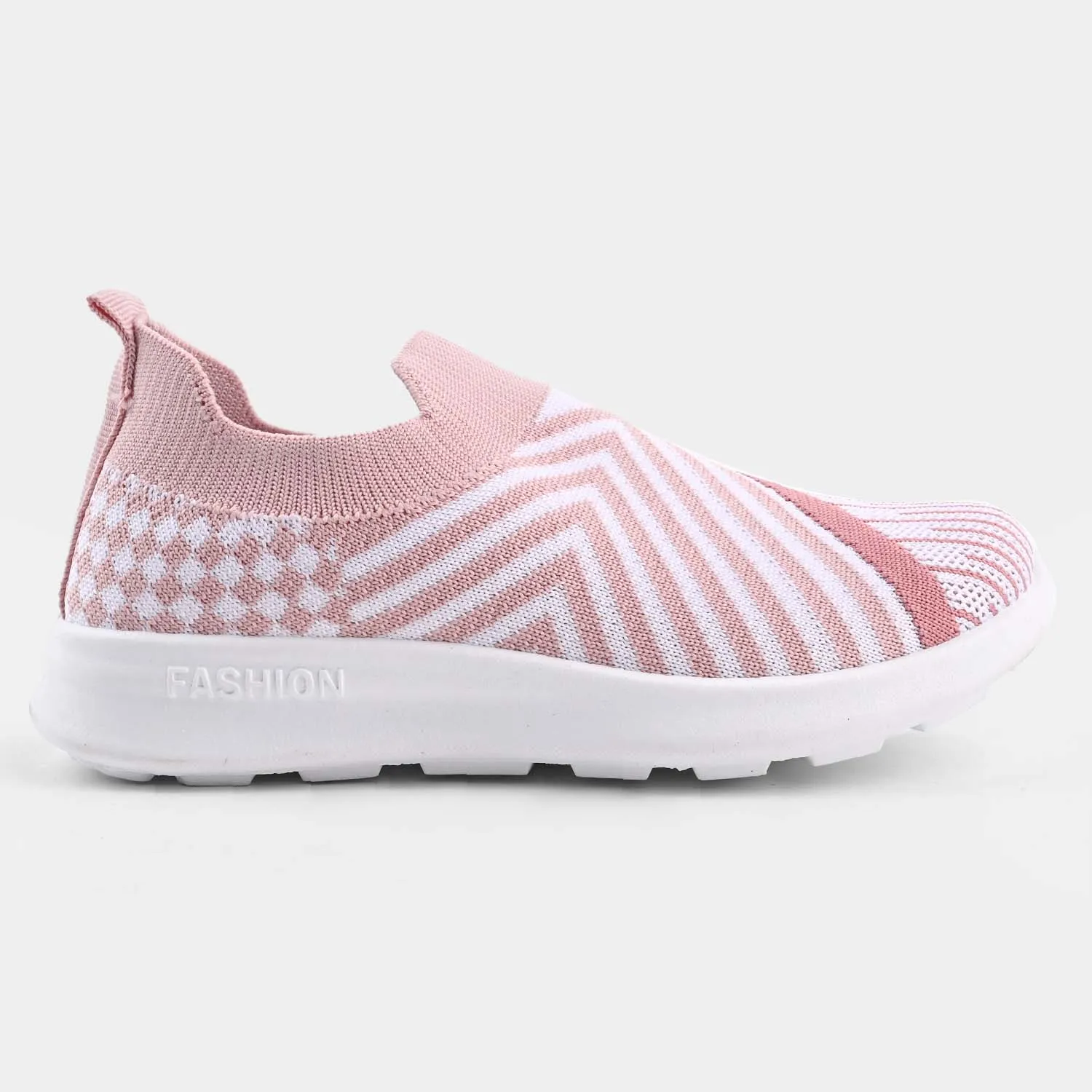 Girls Sneakers F-51-Peach