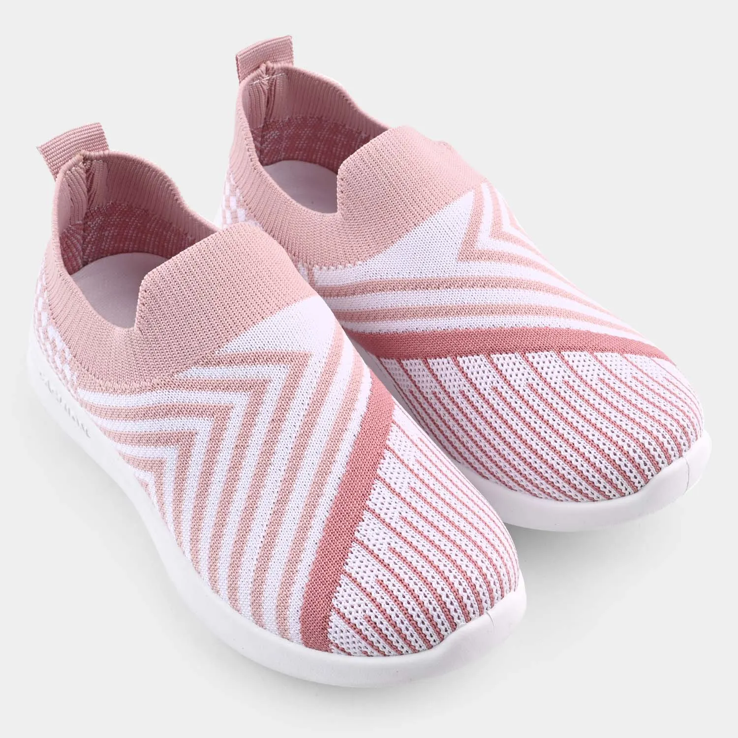 Girls Sneakers F-51-Peach