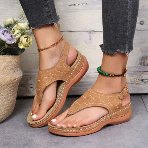 GoBunions™-Low-Wedge Orthopedic Sandals