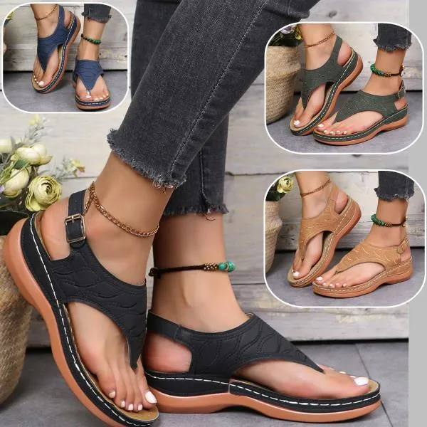 GoBunions™-Low-Wedge Orthopedic Sandals