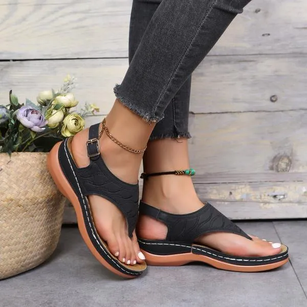 GoBunions™-Low-Wedge Orthopedic Sandals