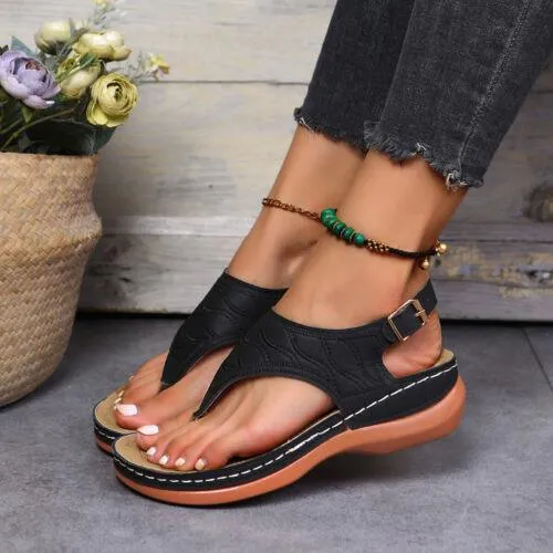 GoBunions™-Low-Wedge Orthopedic Sandals