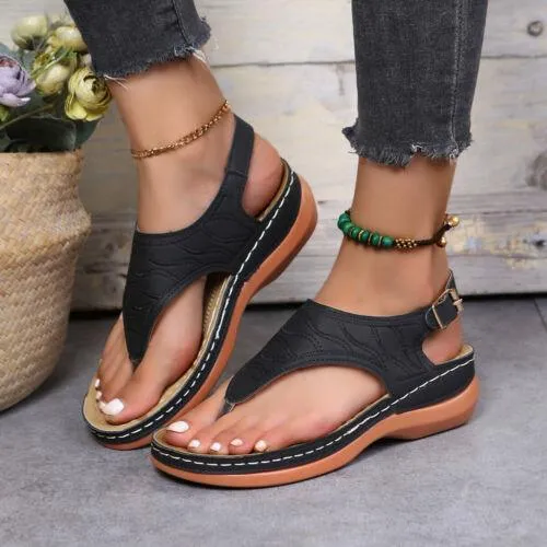 GoBunions™-Low-Wedge Orthopedic Sandals