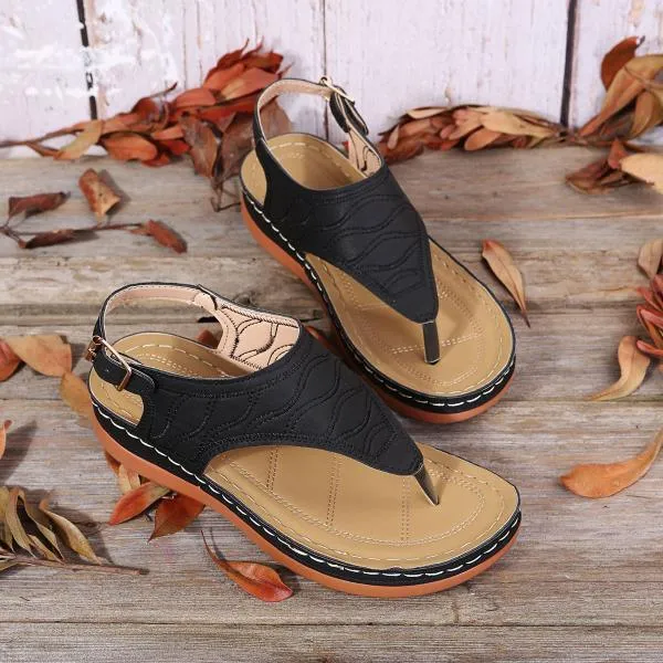 GoBunions™-Low-Wedge Orthopedic Sandals