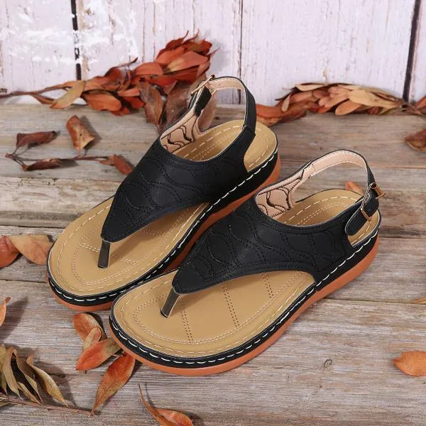 GoBunions™-Low-Wedge Orthopedic Sandals