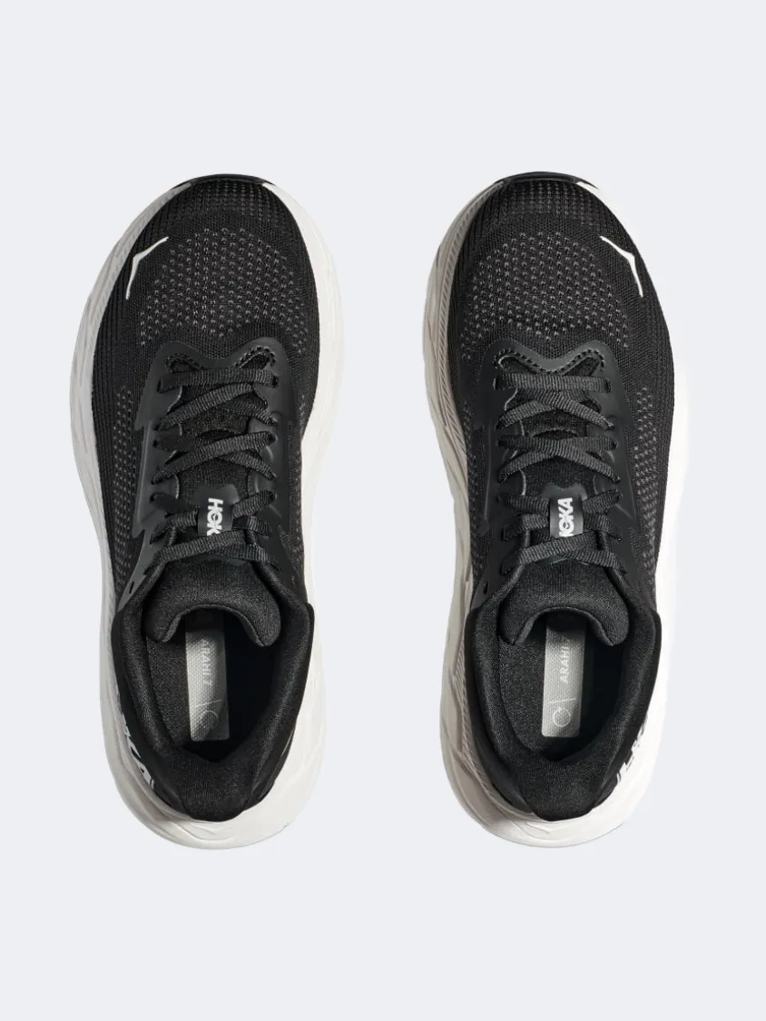Hoka Arahi 7 Men Running Shoes Black/White