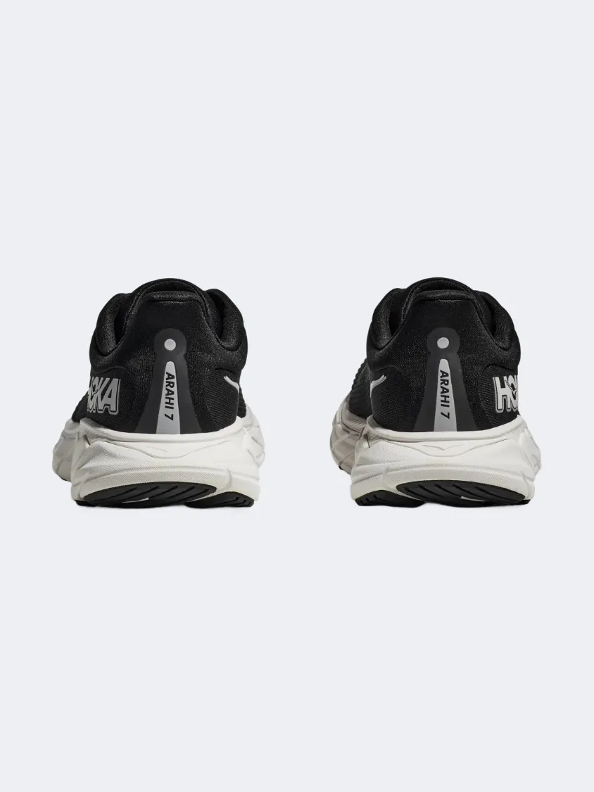 Hoka Arahi 7 Men Running Shoes Black/White