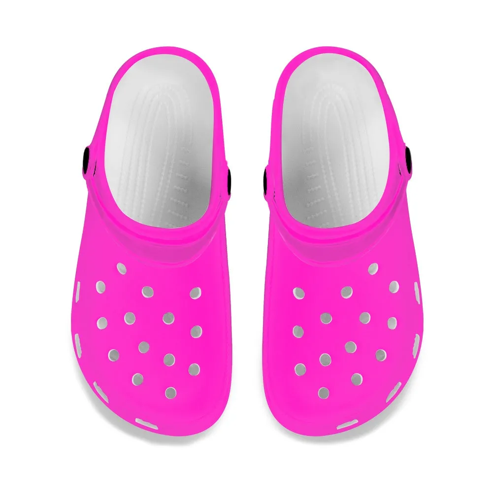 Hot Pink Women's Clogs