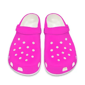 Hot Pink Women's Clogs