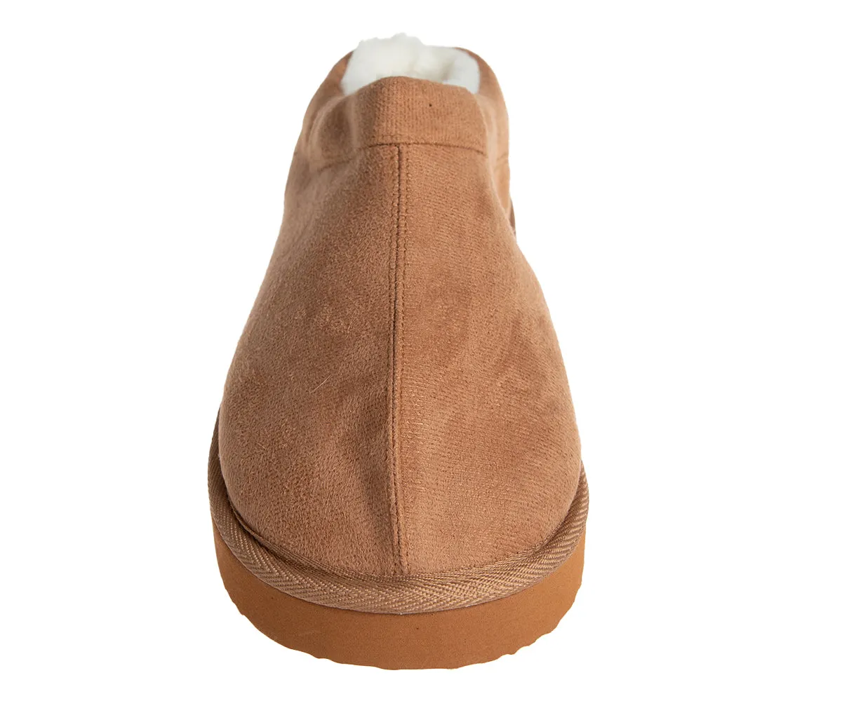 Kensie Platform Slippers for Women - Fuzzy House Shoes, Microsuede Women's Slippers for Indoor Outdoor, Cozy and Comfortable House Slippers for Women