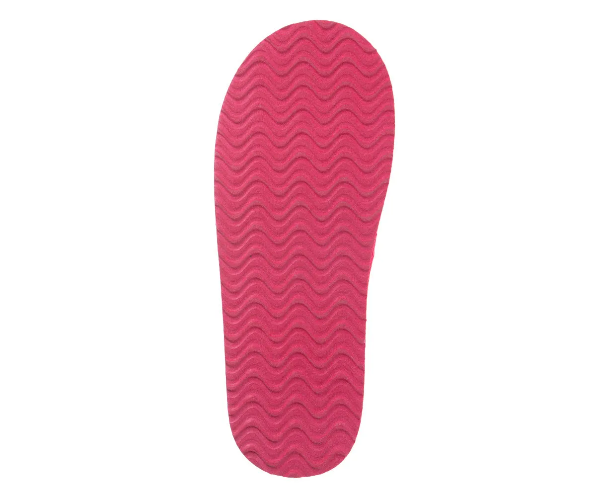 Kensie Platform Slippers for Women - Fuzzy House Shoes, Microsuede Women's Slippers for Indoor Outdoor, Cozy and Comfortable House Slippers for Women