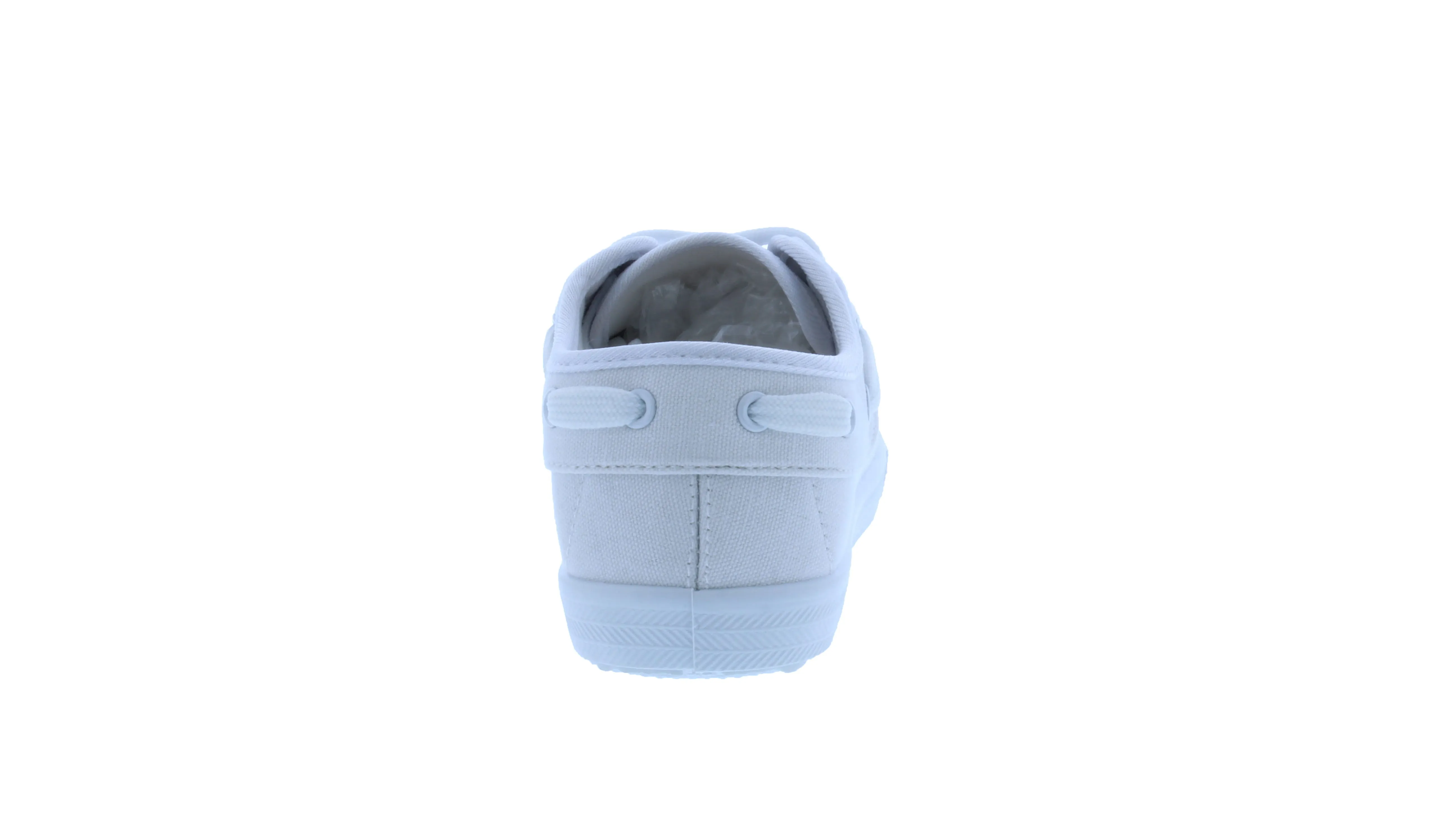 Kids Cotton Canvas Lace Up Sneaker