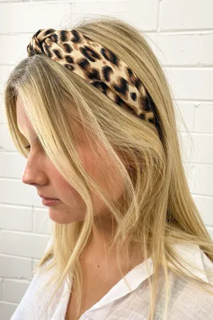 Leopard Knot Headband