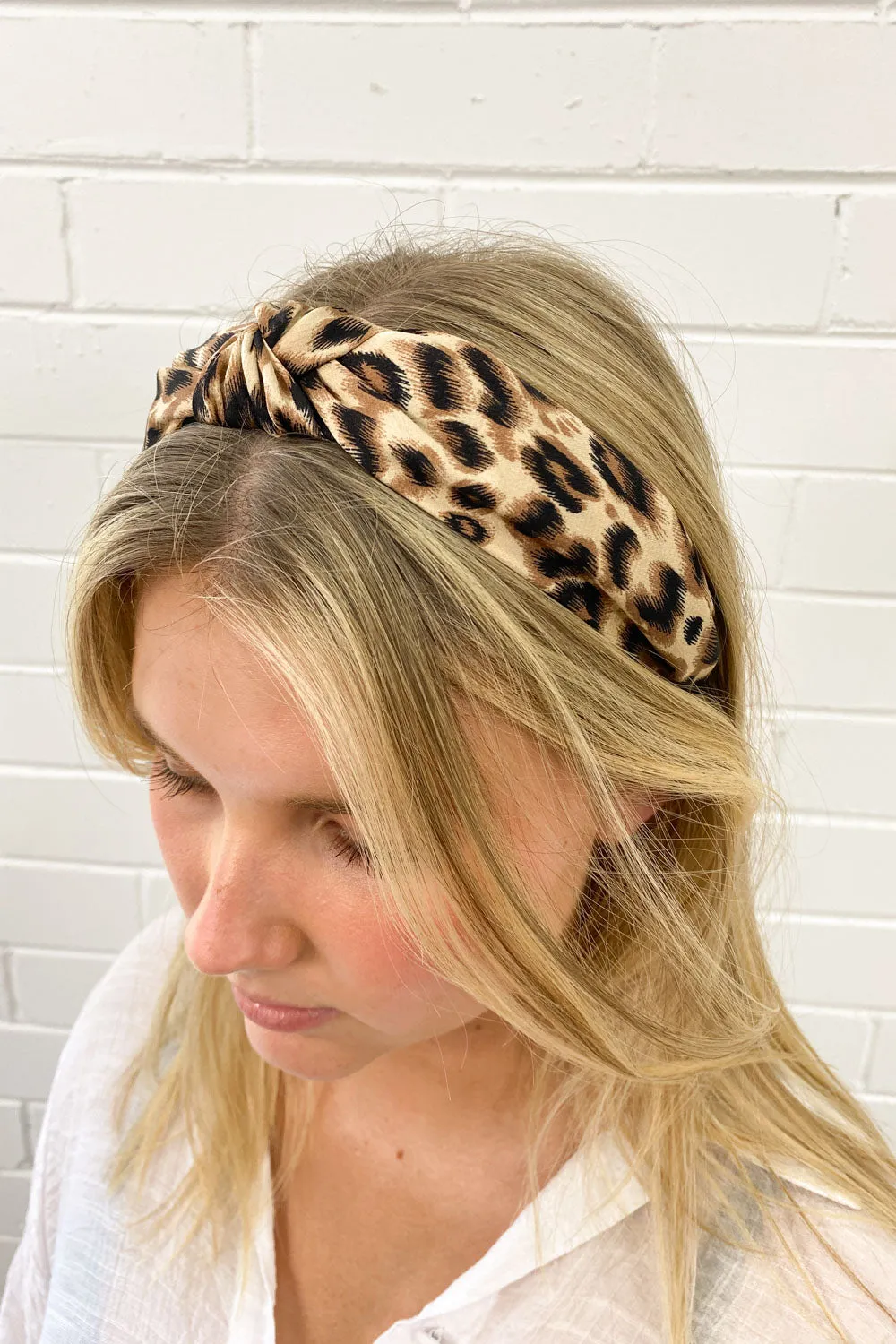 Leopard Knot Headband