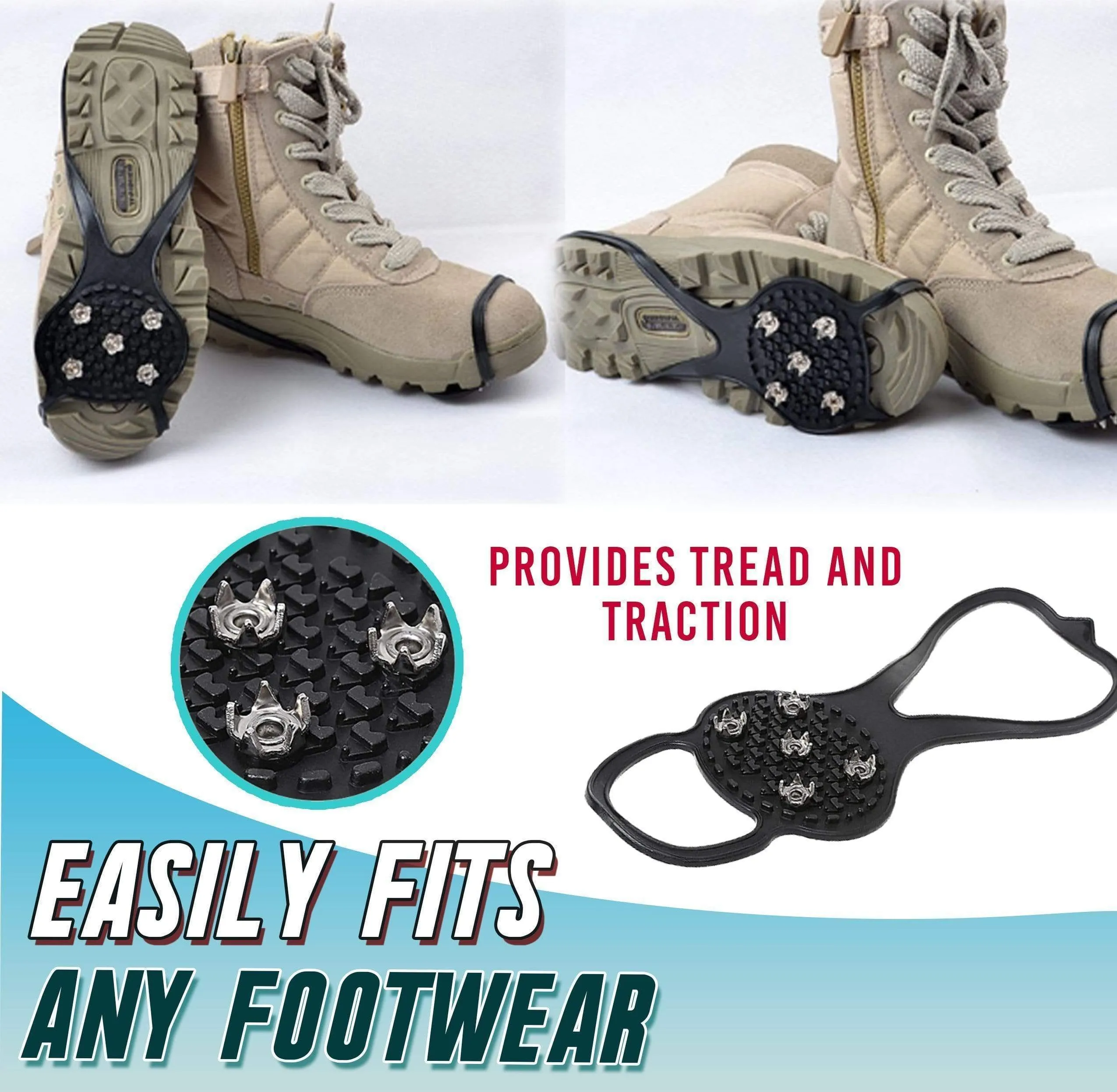 【limited sale Black Friday !!!】Anti-Slip Ice Grippers